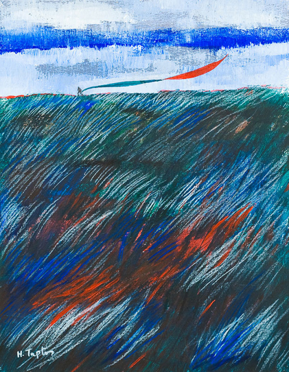 Ακρυλικό και Κραγιόν σε Χαρτί, 41x32 εκ.